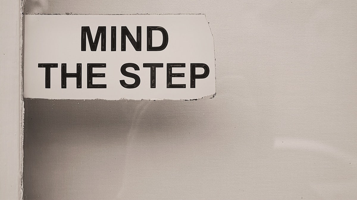 Mind the step sign from Ireland